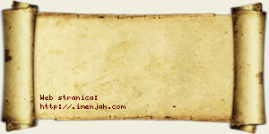 Vukan Adamović vizit kartica